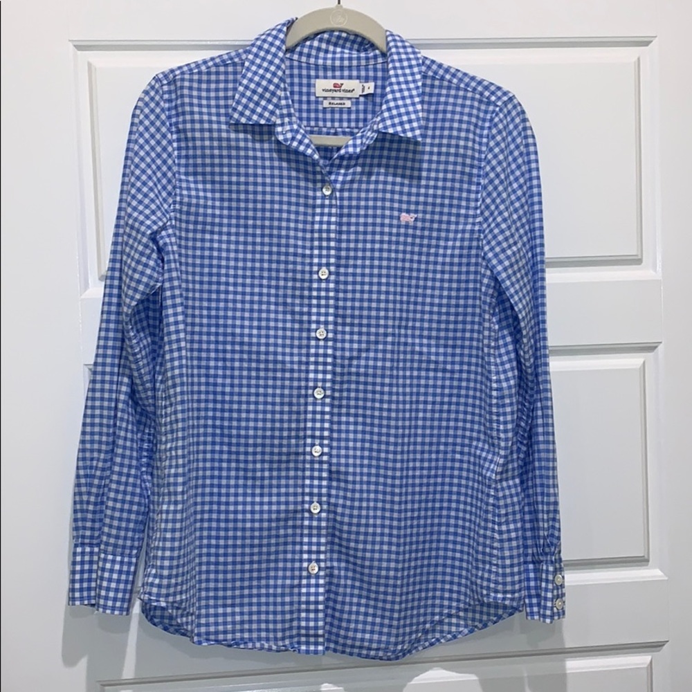 Vineyard Vines Classic Button-Down Gingham Shirt